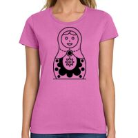 Ladies Heavy Cotton 100% Cotton T Shirt Thumbnail