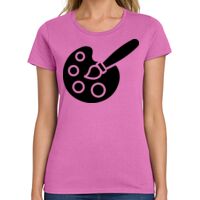 Ladies Heavy Cotton 100% Cotton T Shirt Thumbnail
