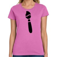 Ladies Heavy Cotton 100% Cotton T Shirt Thumbnail