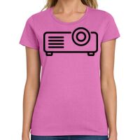 Ladies Heavy Cotton 100% Cotton T Shirt Thumbnail