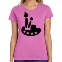 Ladies Heavy Cotton 100% Cotton T Shirt Thumbnail