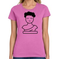Ladies Heavy Cotton 100% Cotton T Shirt Thumbnail