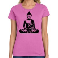 Ladies Heavy Cotton 100% Cotton T Shirt Thumbnail