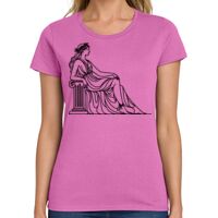 Ladies Heavy Cotton 100% Cotton T Shirt Thumbnail