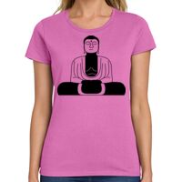 Ladies Heavy Cotton 100% Cotton T Shirt Thumbnail