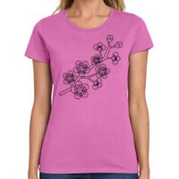 Ladies Heavy Cotton 100% Cotton T Shirt Thumbnail