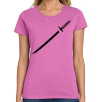 Ladies Heavy Cotton 100% Cotton T Shirt Thumbnail