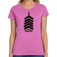 Ladies Heavy Cotton 100% Cotton T Shirt Thumbnail