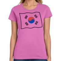 Ladies Heavy Cotton 100% Cotton T Shirt Thumbnail