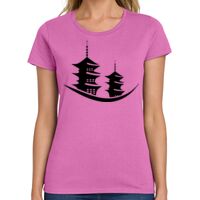 Ladies Heavy Cotton 100% Cotton T Shirt Thumbnail