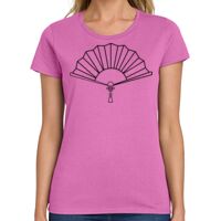Ladies Heavy Cotton 100% Cotton T Shirt Thumbnail