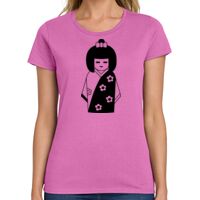 Ladies Heavy Cotton 100% Cotton T Shirt Thumbnail