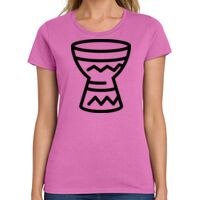 Ladies Heavy Cotton 100% Cotton T Shirt Thumbnail