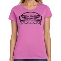 Ladies Heavy Cotton 100% Cotton T Shirt Thumbnail