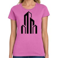 Ladies Heavy Cotton 100% Cotton T Shirt Thumbnail