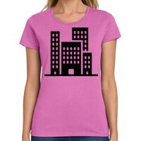 Ladies Heavy Cotton 100% Cotton T Shirt Thumbnail