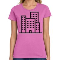 Ladies Heavy Cotton 100% Cotton T Shirt Thumbnail