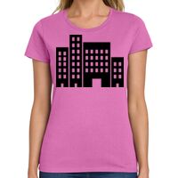 Ladies Heavy Cotton 100% Cotton T Shirt Thumbnail