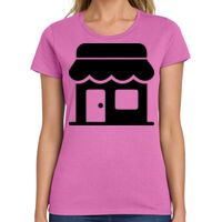 Ladies Heavy Cotton 100% Cotton T Shirt Thumbnail