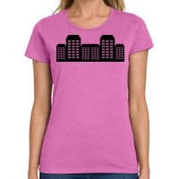 Ladies Heavy Cotton 100% Cotton T Shirt Thumbnail
