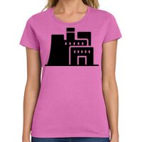 Ladies Heavy Cotton 100% Cotton T Shirt Thumbnail