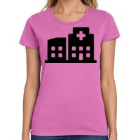 Ladies Heavy Cotton 100% Cotton T Shirt Thumbnail