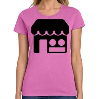 Ladies Heavy Cotton 100% Cotton T Shirt Thumbnail