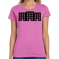 Ladies Heavy Cotton 100% Cotton T Shirt Thumbnail