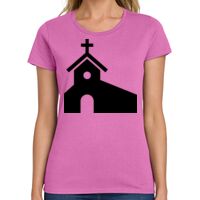 Ladies Heavy Cotton 100% Cotton T Shirt Thumbnail