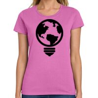 Ladies Heavy Cotton 100% Cotton T Shirt Thumbnail