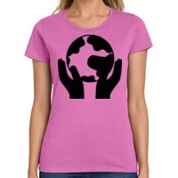 Ladies Heavy Cotton 100% Cotton T Shirt Thumbnail