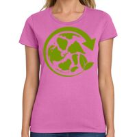 Ladies Heavy Cotton 100% Cotton T Shirt Thumbnail