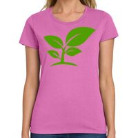 Ladies Heavy Cotton 100% Cotton T Shirt Thumbnail