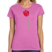 Ladies Heavy Cotton 100% Cotton T Shirt Thumbnail