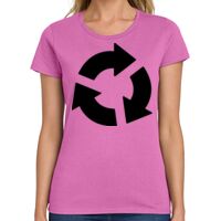 Ladies Heavy Cotton 100% Cotton T Shirt Thumbnail