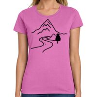 Ladies Heavy Cotton 100% Cotton T Shirt Thumbnail