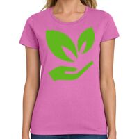 Ladies Heavy Cotton 100% Cotton T Shirt Thumbnail