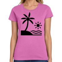 Ladies Heavy Cotton 100% Cotton T Shirt Thumbnail