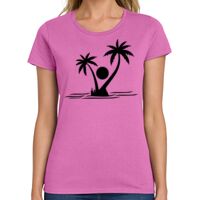 Ladies Heavy Cotton 100% Cotton T Shirt Thumbnail