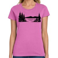 Ladies Heavy Cotton 100% Cotton T Shirt Thumbnail