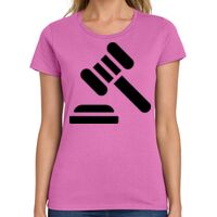 Ladies Heavy Cotton 100% Cotton T Shirt Thumbnail