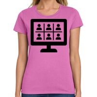 Ladies Heavy Cotton 100% Cotton T Shirt Thumbnail