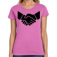 Ladies Heavy Cotton 100% Cotton T Shirt Thumbnail