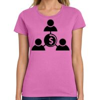 Ladies Heavy Cotton 100% Cotton T Shirt Thumbnail