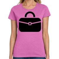 Ladies Heavy Cotton 100% Cotton T Shirt Thumbnail