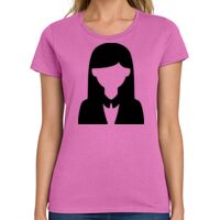 Ladies Heavy Cotton 100% Cotton T Shirt Thumbnail