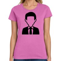 Ladies Heavy Cotton 100% Cotton T Shirt Thumbnail