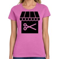 Ladies Heavy Cotton 100% Cotton T Shirt Thumbnail