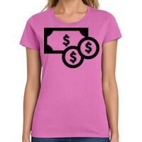 Ladies Heavy Cotton 100% Cotton T Shirt Thumbnail