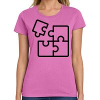 Ladies Heavy Cotton 100% Cotton T Shirt Thumbnail